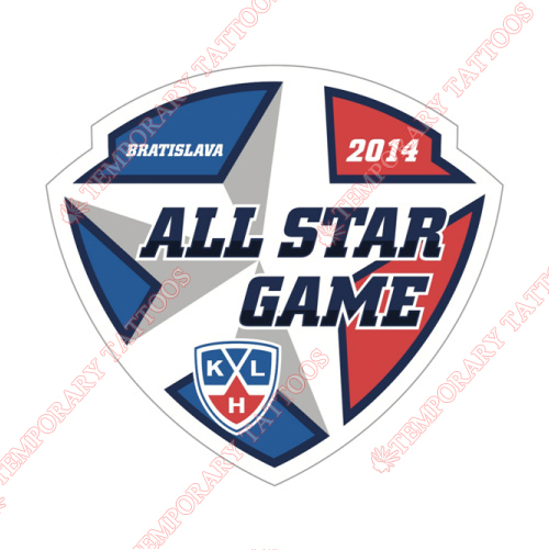 KHL All-Star Game Customize Temporary Tattoos Stickers NO.7256